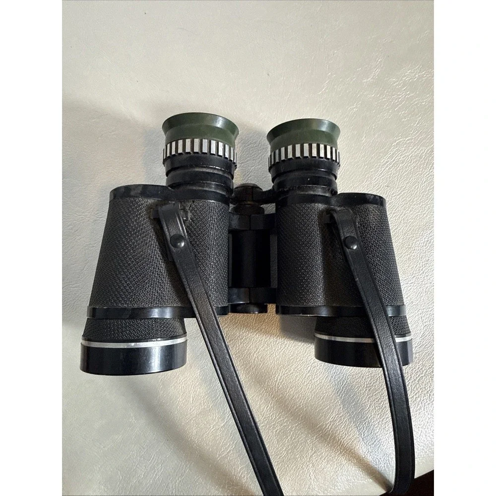 Vintage Focal Siam Cat Optics 8x35 Coated Binoculars Night Vision Adapted